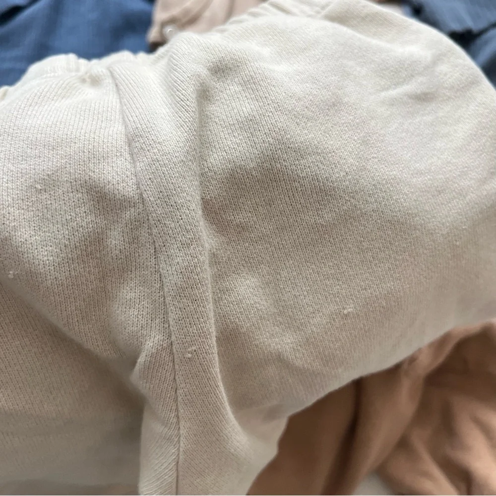 Zara + H&M + L’ovedbaby ribbed kimono bodysuit + plush sweat pants baby boy set